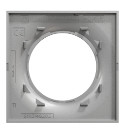 Schneider - Odace - Styl - Plaque 1 poste - Aluminium - Réf : S520702E