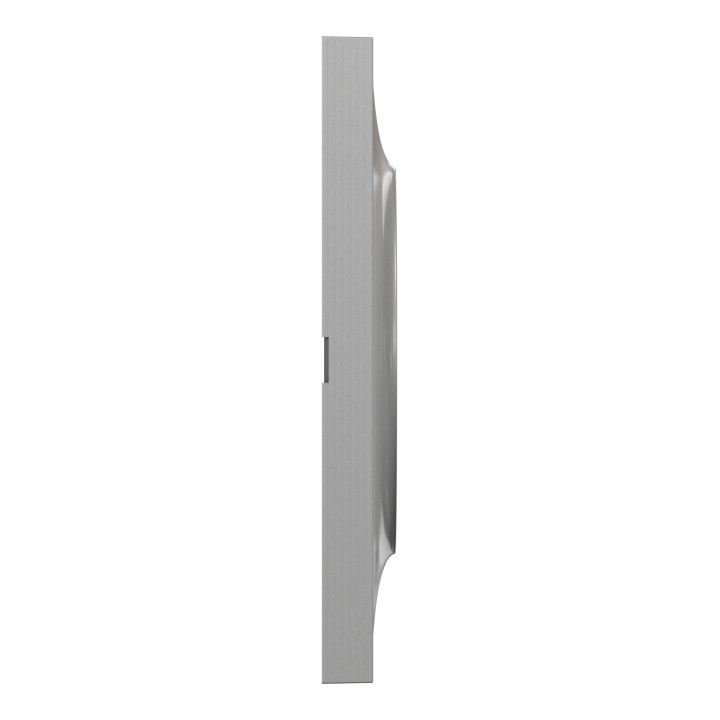Schneider - Odace - Styl - Plaque 1 poste - Aluminium - Réf : S520702E