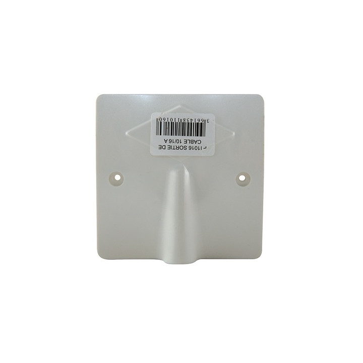 SIB - Sortie de câble 16/20A - à vis dim. 80x80 - Réf : P11016