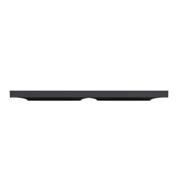 Schneider - Odace - Styl - Plaque 2 postes - entraxe 71 mm  - Anthracite - Réf : S540704