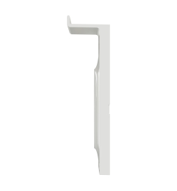 Schneider - Odace - Styl Pratic - Plaque 1 poste - support téléphone - Blanc - Réf : S520712