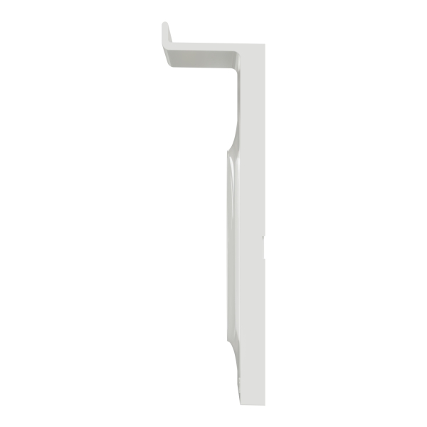 Schneider - Odace - Styl Pratic - Plaque 1 poste - support téléphone - Blanc - Réf : S520712