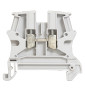Legrand - Bloc jonction Viking 3 - À vis - Gris - Section 4mm² - 1 entrée & 1 sortie - Pas 6 mm - Réf : 037161
