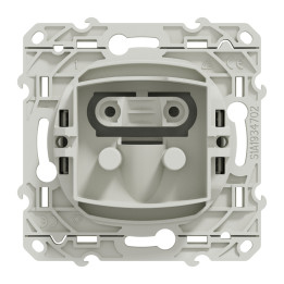 Schneider - Odace - Sortie de câble - Fixation VIS - blanc - Réf : S520662
