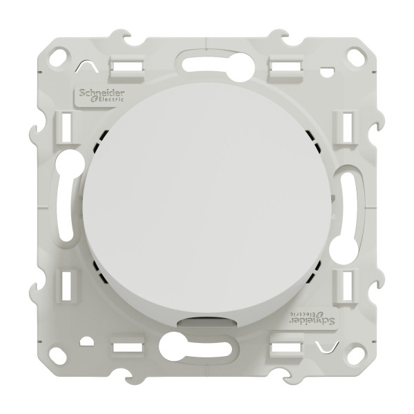 Schneider - Odace - Sortie de câble - Fixation VIS - blanc - Réf : S520662