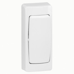 Legrand - Oteo - Va-et-vient 10A 250V - Version étroite 32 mm - Blanc - Ref : 086084