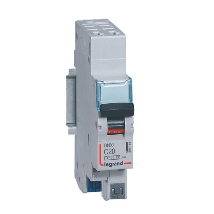 Legrand - Disjoncteur DNX3 Ph/N - 20A - Auto/Auto - Réf : 406784