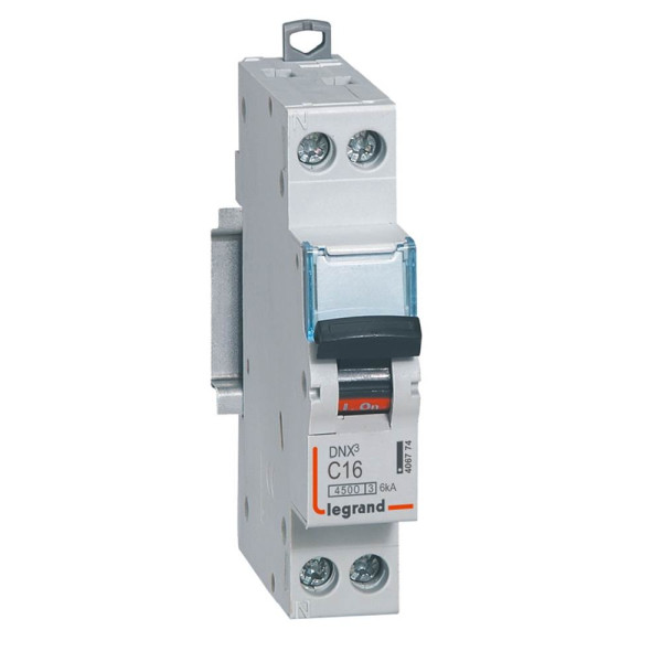 Legrand - DISJONCTEUR DNX3  PH/N - 16A - VIS/VIS - Réf : 406774