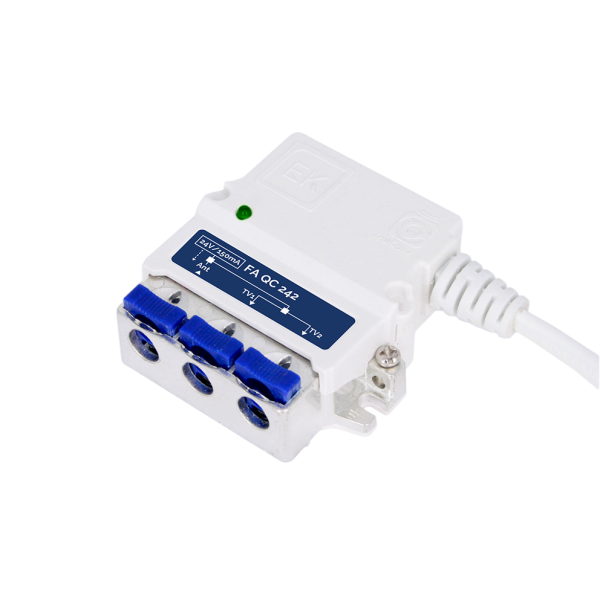 CAE - Kit antenne UHF LTE 5G avec alimentation FA QC 242 - Réf : KITEKBLUEACTIVE
