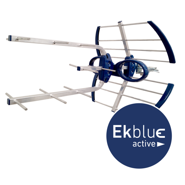 CAE - Kit antenne UHF LTE 5G avec alimentation FA QC 242 - Réf : KITEKBLUEACTIVE
