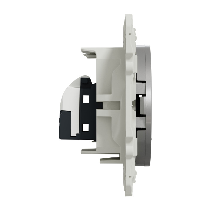 Schneider - Odace 2011 - Prise RJ45 Grade 1 - Catégorie 5 UTP - Téléphone - IDC - Aluminium - Réf : S530471