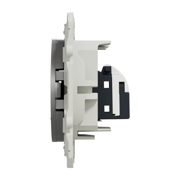 Schneider - Odace 2011 - Prise RJ45 Grade 1 - Catégorie 5 UTP - Téléphone - IDC - Aluminium - Réf : S530471