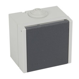 Legrand Plexo - Saillie - prise étanche Plexo 20 A - 3P+N+T - IP44-IK08 - gris- 055707