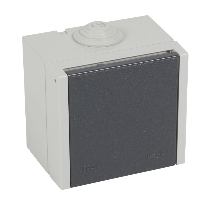 Legrand Plexo - Saillie - prise étanche Plexo 20 A - 3P+N+T - IP44-IK08 - gris- 055707