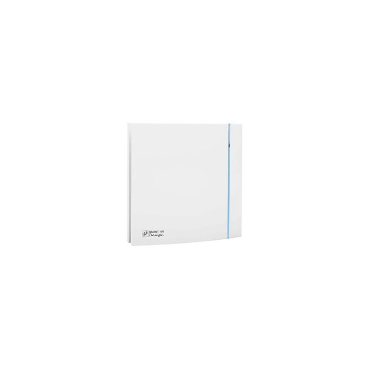 S&P Unelvent - Extracteur d'air avec temporisation et hygrostat réglable SILENT 100 CHZ DESIGN 85m³/h - Réf : 403502