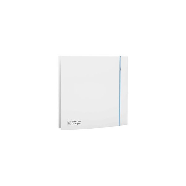 S&P Unelvent - Extracteur d'air avec temporisation et hygrostat réglable SILENT 100 CHZ DESIGN 85m³/h - Réf : 403502