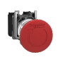 Schneider - Harmony XB4 - Arrêt d'urgence rouge Ø22- tête Ø 40 - tourner pour déverrouiller - 2O - Réf : XB4BS8444