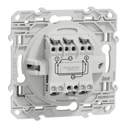 Schneider - Odace 2011 - Permutateur - 10A - 250v - Aluminium - Réf : S530205