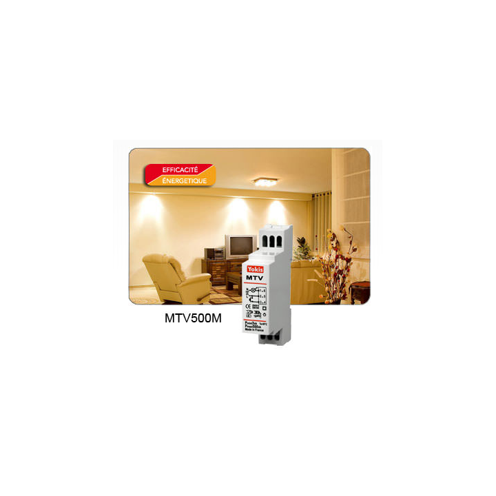 Yokis - Télévariateur modulaire - 500W - sans neutre - Réf : MTV500M