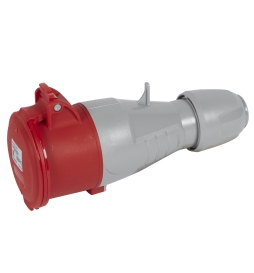 Legrand - Fiche mobile droite P17 IP44 32A - 380V à 415V - 3P+N+T - mâle+femelle - Réf : 555239+555219