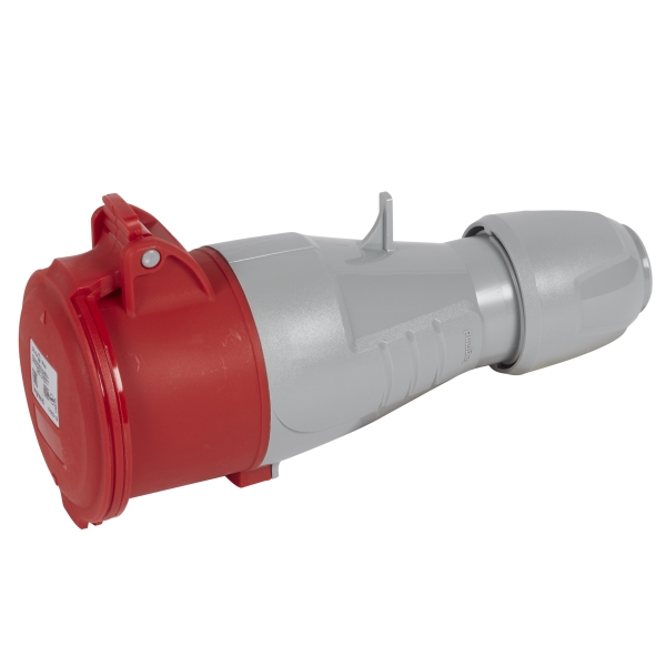 Legrand - Fiche mobile droite P17 IP44 32A - 380V à 415V - 3P+N+T - mâle+femelle - Réf : 555239+555219