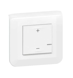 Legrand - Mosaic - Interrupteur variateur universel 2 fils sans neutre - Complet - Blanc - Réf : 078407A+277802L+080251