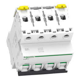 Schneider - Acti9 - iC60N - Disjoncteur - 4P - 20A - 6kA - courbe C - Réf : A9F77420