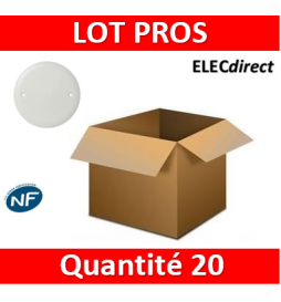 Couvercle universel LEGRAND Batibox boite encastrement - 080180