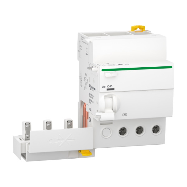 Schneider - Acti9 - iC60 - Bloc diff Vigi - 3P - 40A - 30mA - 400v -  type AC - Réf : A9Q11340