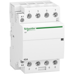 Schneider - Acti9 - Contacteur iCT - 40A - 4NF - 230/240V - 50Hz - Réf : A9C20847