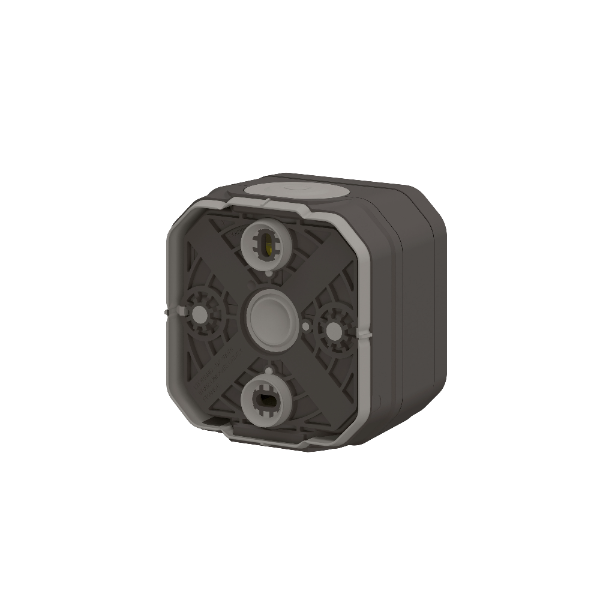 Legrand - Plexo - Interrupteur ou Va-et-Vient - témoin - 10A - 250V - Anthracite - IP55/IK08 - Réf : 069721L