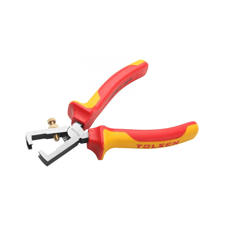 Tolsen - Pince à dénuder isolée 1000V - 160mm - Réf : V16066