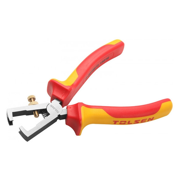 Tolsen - Pince à dénuder isolée 1000V - 160mm - Réf : V16066