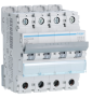 HAGER - Disjoncteur - 4P - 25A - Courbe D - 6000A/10kA - Réf :NGN425