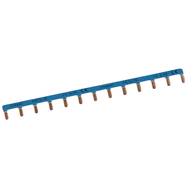 Hager - Peigne d'alimentation 13 Modules Universel Neutre - Réf : KB163N