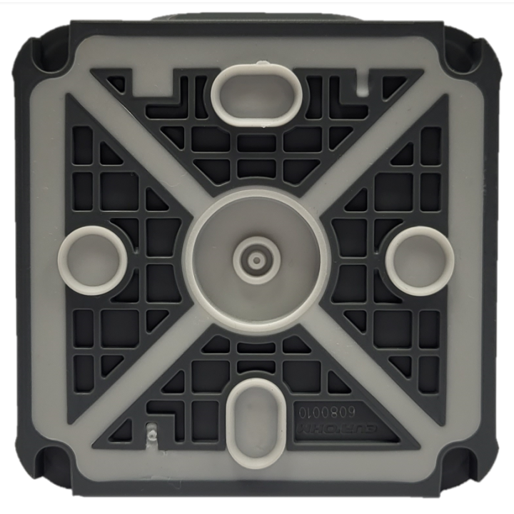 Eur'Ohm - OXXO - Interrupteur Va et Vient - Saillie - IP55 - IK08 - Connexion automatique - Anthracite - Réf : 60800