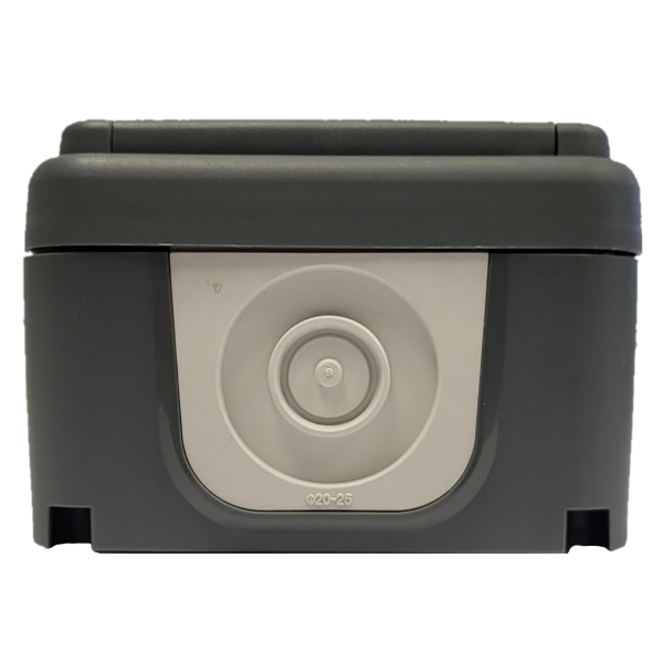 Eur'Ohm - OXXO - Interrupteur Va et Vient - Saillie - IP55 - IK08 - Connexion automatique - Anthracite - Réf : 60800