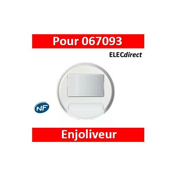 Legrand Céliane - Enjoliveur Blanc - interrupteur automatique de