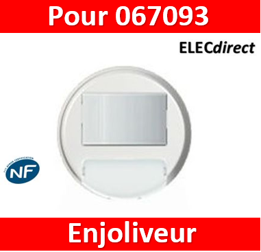 LEGRAND Céliane Enjoliveur Interrupteur VMC Blanc - 068061 - DiscountElec