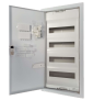 Legrand - Coffret encastré 4 Rangées 12+2 Modules avec porte métal extra plate - Réf : 001534
