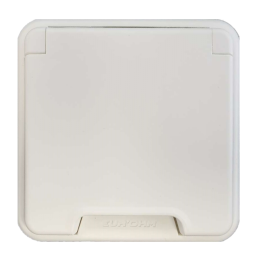 Eur'Ohm - OXXO - Prise de courant 2P+T - Encastrée - IP55 - IK08 - Blanc - Réf : 60898