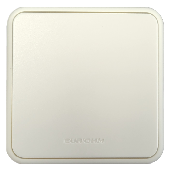Eur'Ohm - OXXO - Interrupteur Va et Vient - Encastré - IP55 - IK08 - Blanc - Réf : 60888