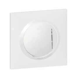 Legrand - Dooxie - Interrupteur/va-et-vient témoin + Plaque - Blanc - Ref. : 600009 + 600801