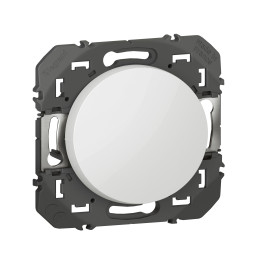 Legrand - Dooxie - Poussoir simple - 6A - 250V~ - Blanc - Réf : 600004