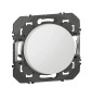 Legrand - Dooxie - Poussoir simple - 6A - 250V~ - Blanc - Réf : 600004