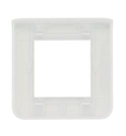 Legrand - Plaque de finition Mosaic 1 poste - 2 modules - Réf : 078802L