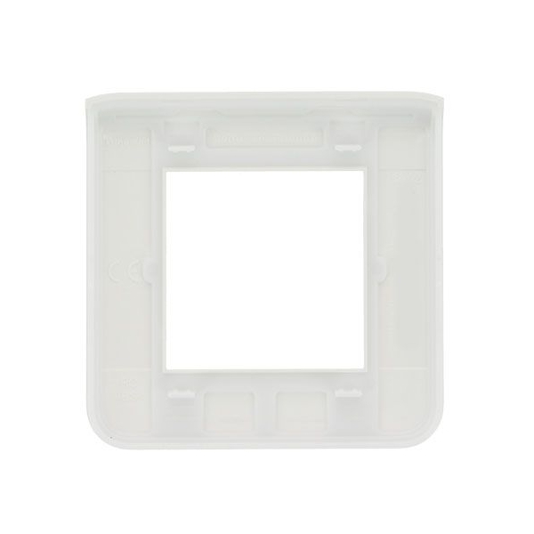 Legrand - Plaque de finition Mosaic 1 poste - 2 modules - Réf : 078802L