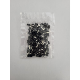 Embout de câblage Noir 1.5mm2 x100 - 41051