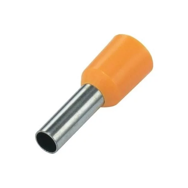 Embout de câblage Orange 4mm2 x100 - 41053