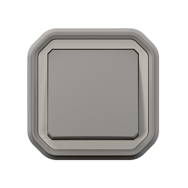 Legrand - Plexo - Va-et-Vient encastré 10A - encastré - IP55 - IK08 - 250V - Gris - Réf : 069811L